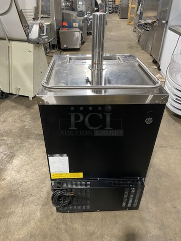 Sweet! 2019 LATE MODEL!  Micro Matic Refrigerated Dual Tap Beer Kegerator!  Model MDD23ENT Serial 19054504! 115V 1 Phase!  - Image 2 of 7
