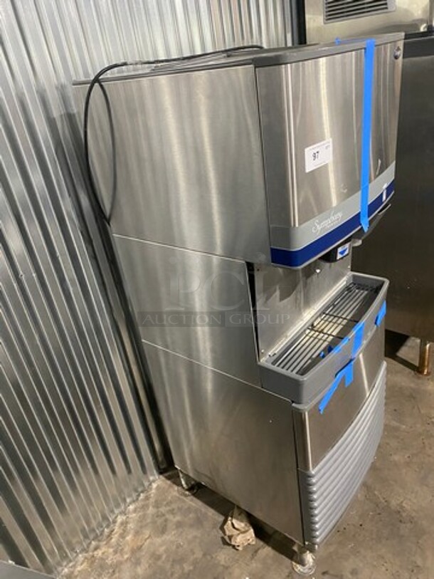 Follett Commercial Ice And Water Dispenser! All Stainless Steel! On Legs! Symphony Series Model: 110FB400A 115V 60HZ 1 Phase - Image 2 of 10