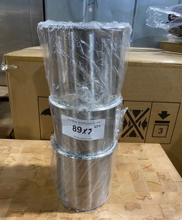 Brand New! ABC Prestige Bain Marie Pot! 3-1/2 QT Stainless Steel Satin Finish! 3X Your Bid!  MODEL BMP3P SN:4327411185  - Image 1 of 7