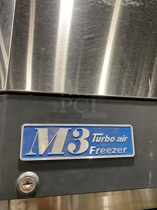 Turbo Air Commercial Single Door Reach In Freezer! All Stainless Steel! On Casters! Model: M3F241 115V 60HZ 1 Phase - Image 8 of 10