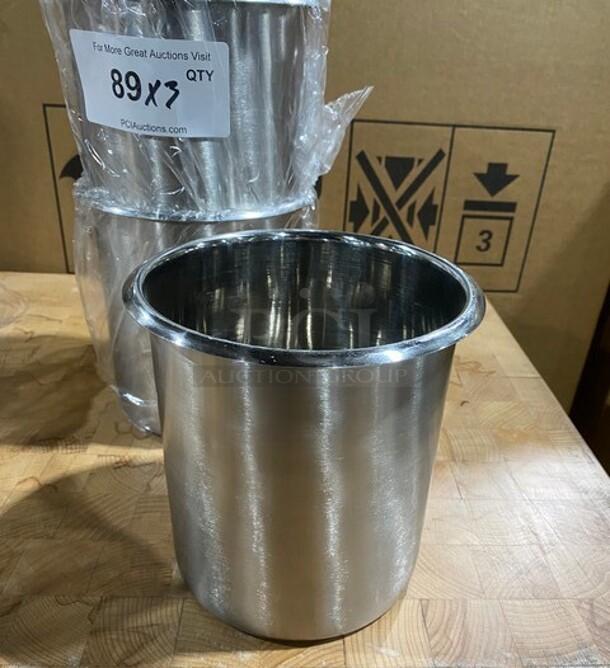 Brand New! ABC Prestige Bain Marie Pot! 3-1/2 QT Stainless Steel Satin Finish! 3X Your Bid!  MODEL BMP3P SN:4327411185  - Image 2 of 7