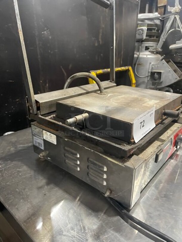 Sirman Electric Powered Grooved Panini Press Machine! Model CORT-R-E! 120V 1 Phase!  - Image 2 of 7