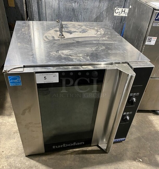 Turbofan Commercial Electric Powered Convection Oven! Stainless Steel! MODEL E32D5 SN:1666515 208V 