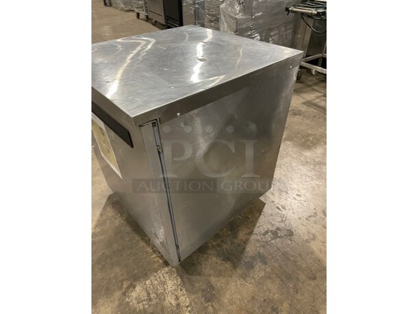 Delfield Enodis Commercial Single Door Lowboy/Worktop Cooler! All Stainless Steel! On Casters! MODEL:406-STAR2 SN:0510036100557-T 115V! - Image 4 of 7