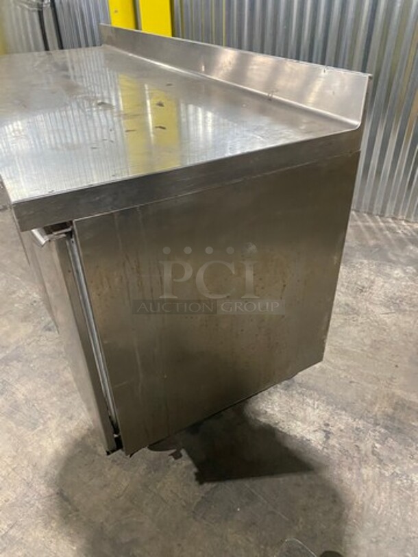 Electrolux Commercial 3 Door Lowboy/ Worktop Blast Chiller! With Black Splash! All Stainless Steel! On Casters! - Image 3 of 9