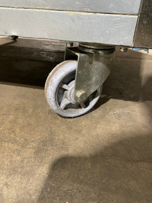 Fridge Air Commercial Single Door Reach In Refrigerator! All Stainless Steel! On Casters! Model: D28AF 115V 60HZ 1 Phase - Image 10 of 10