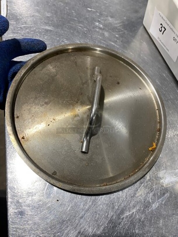 ALL ONE MONEY! MISCELLANEOUS ITEMS! Various Size And Style Metal Lids! - Image 2 of 3