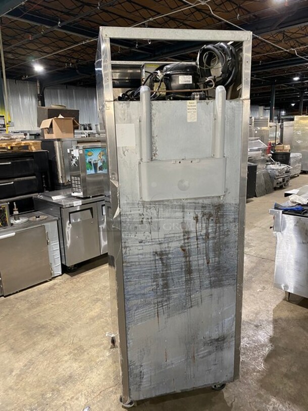 Supera Commercial Single Door Cooler! Stainless Steel! On Casters! MODEL R1R1 SN: P01161510572 115V 1PH  - Image 3 of 9