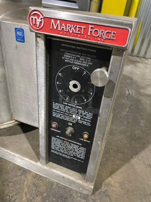 Market Forge Commercial Jacketed Tilting Soup Kettle! All Stainless Steel! Model: FT6CE SN: 562165V3598 240V 60HZ 3 Phase - Image 6 of 7