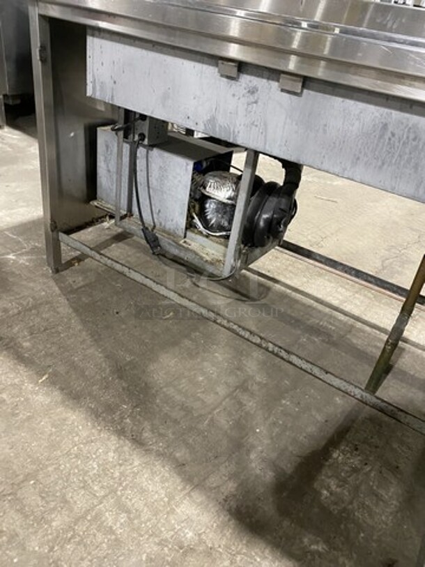 Randell All Stainless Steel Wrapped Refrigerated Cold Pan Unit! With Raised Backsplash!  Model 9943SCA Serial 16692811! 115V 1 Phase! On Legs!  - Image 6 of 8