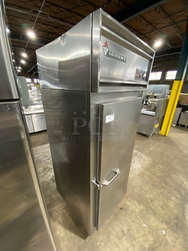 Victory Commercial Single Door Reach In Freezer! All Stainless Steel! Model: FS1DS7EW SN:D0746879 115V 1 Phase! On Legs! 115V 1PH  - Image 2 of 9