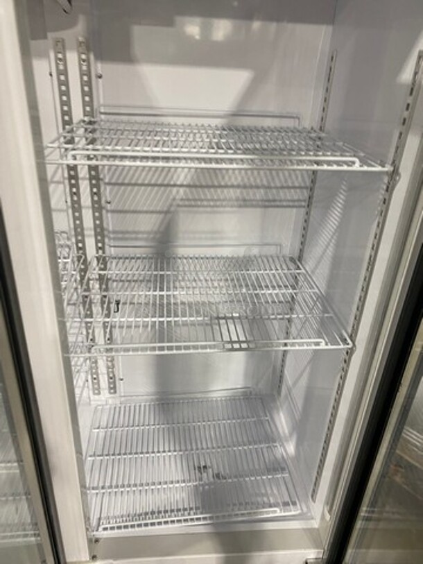 Late Model! COOLER DEPOT USA 3 Glass Door Reach In  Cooler Refrigerator Merchandiser!  Model CLG-1320BF 115V/60Hz On Casters - Image 2 of 5