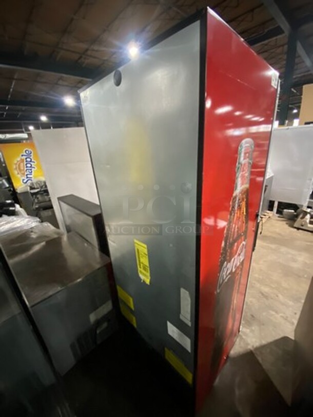 Metalfrio Commercial Single Door Reach In Cooler Merchandiser! With View Through Door! With Poly Coated Racks! Model: NG27CHC 120V - Image 4 of 8