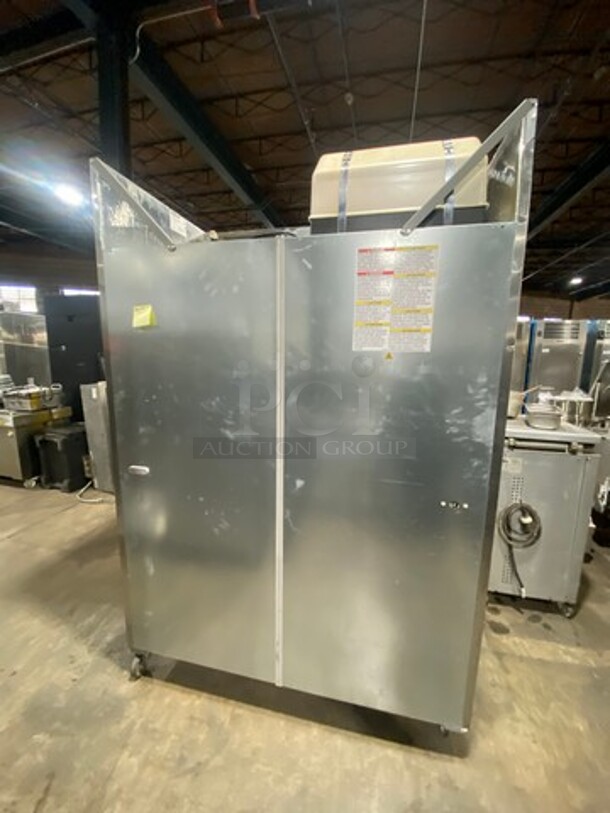 Liebherr Commercial 2 Door Reach In Cooler! All Stainless Steel! On Casters! Working When Removed! Model: GRT50S2HC SN: 849627970 115V - Image 4 of 10