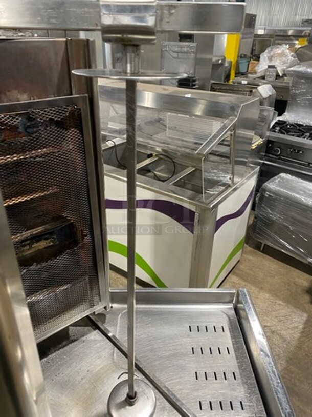 2014 Visvardis Commercial Countertop LP/ Natural Gas Powered Gyro Machine! All Stainless Steel! Model: DG12V SN: 0377 - Image 6 of 11