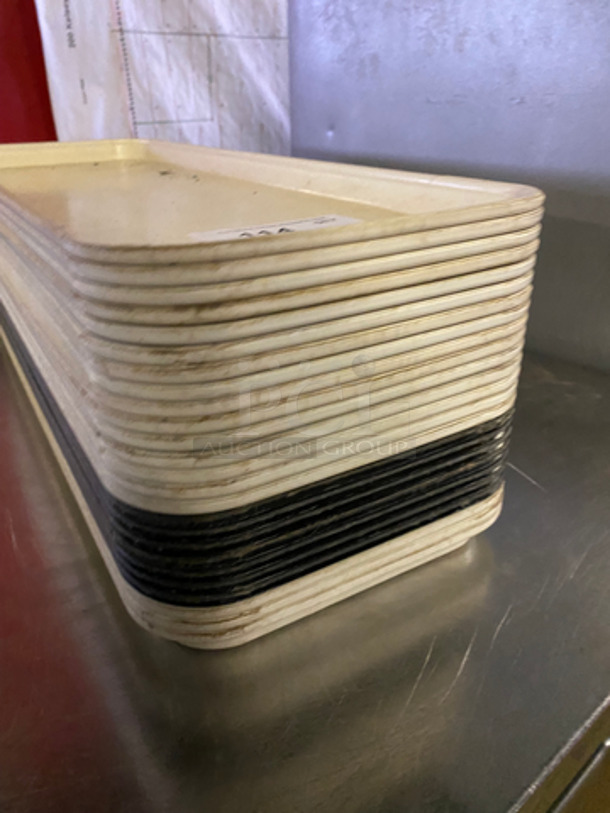 ALL ONE MONEY! Cambro Some White And Some Black Market Trays! 9x25! - Image 2 of 6