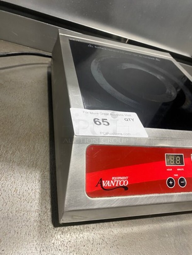 Avantco Counter Top Single Induction Burner Cook Top! Model IC1800! 120V 1 Phase!  - Image 3 of 7
