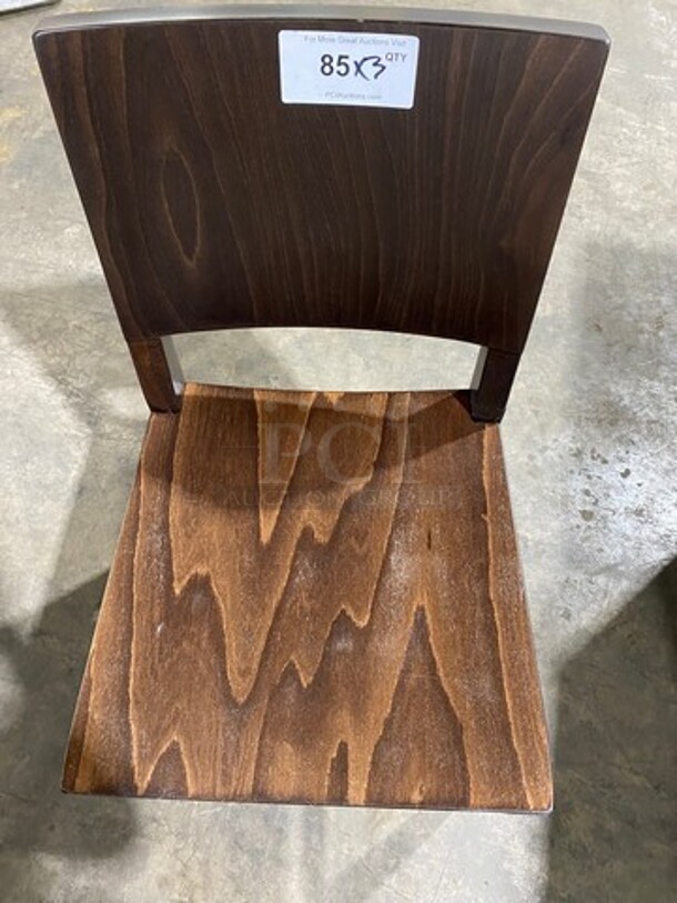 Brand New! Elton All Solid Wood Dining Chairs! 3 x Your Bid!  - Image 5 of 6