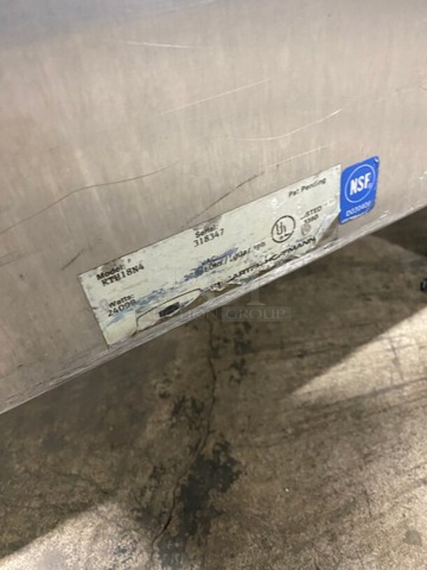 Carter Hoffmann Commercial Electric Powered Rethermalizer! All Stainless Steel! On Casters! Model: RTH18N4 SN: 318347 208V 60HZ 3 Phase - Image 7 of 8