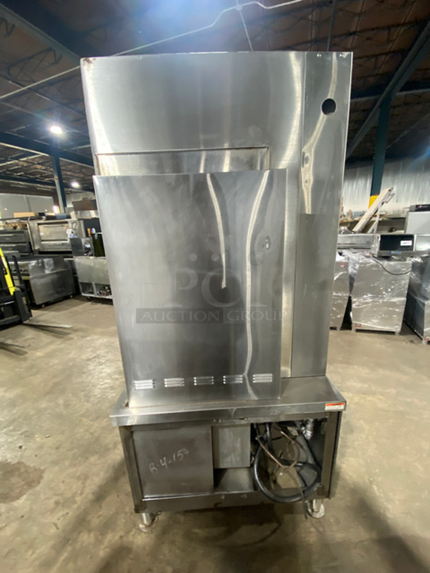 GREAT! Vulcan Commercial Triple Deck Pressure Steam Cooker! All Stainless Steel! On Legs! Model: VHL3G 120V 60HZ 1 Phase - Image 4 of 6