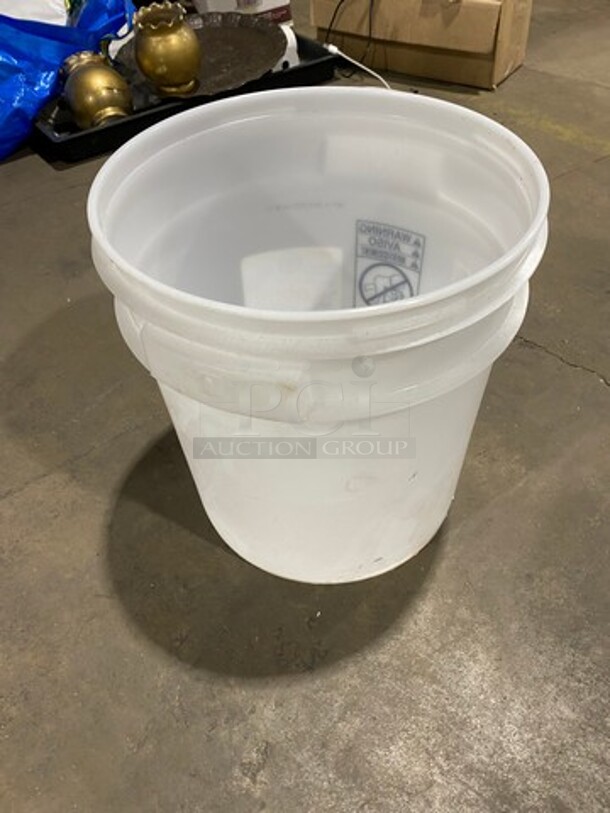 White Poly Multi-Purpose Use Bucket! - Image 2 of 4