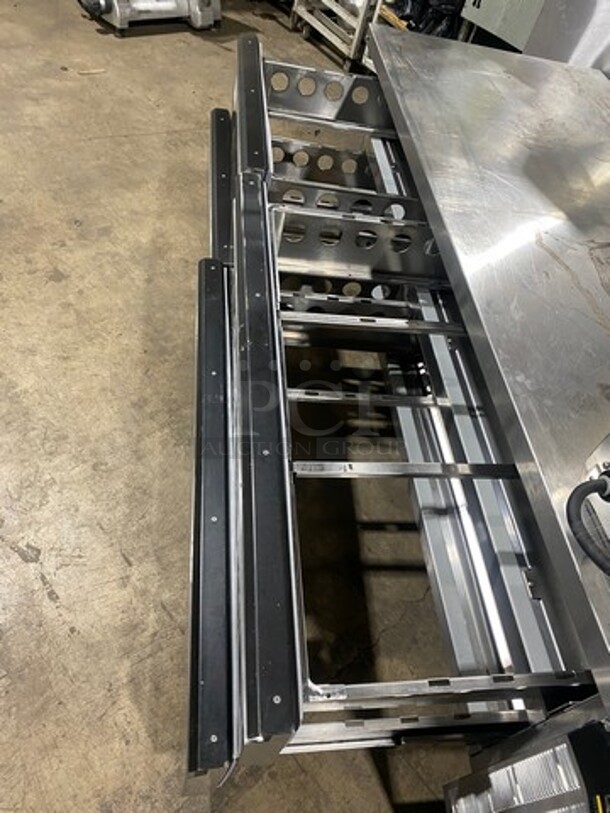 Silver King Commercial Refrigerated Chef Base! With 4 Drawer Storage Space! All Stainless Steel! On Casters! Model: SKRCB84H SN: SAJE68785A 115V 60HZ 1 Phase - Image 5 of 8