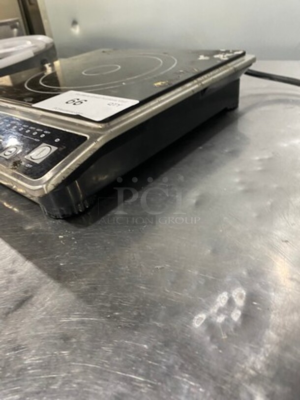 LATE MODEL! 2016 Sir Lawrence Commercial Countertop Electric Powered Single Burner Induction Range! WORKING WHEN REMOVED! Model: SLIN1800 120V 60HZ - Image 2 of 8