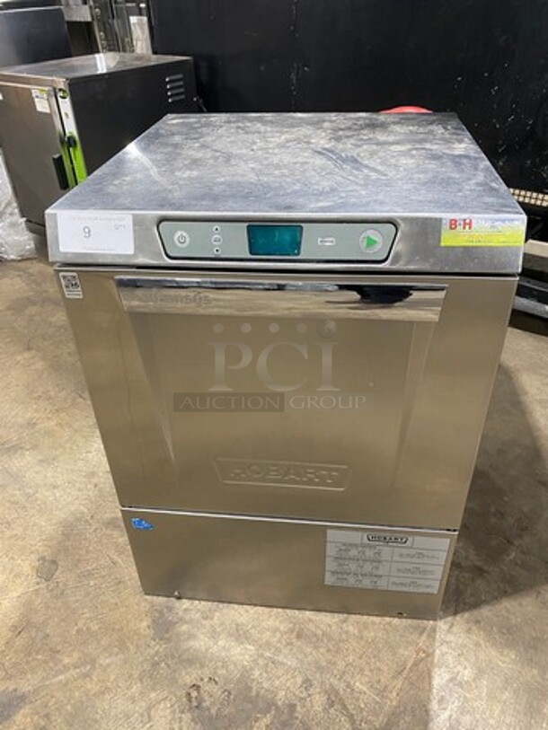 SWEET! Hobart Under The Counter Commercial Dishwasher! All Stainless Steel! MODEL LXERNSN:231183283 120-208V 1PH - Image 1 of 9