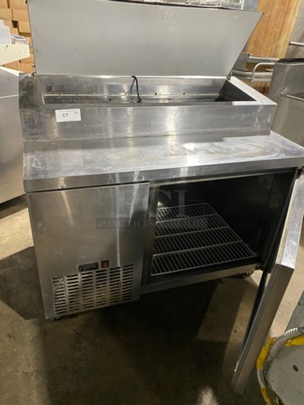 Kelvinator Commercial Refrigerated Pizza Prep Table! With Single Door Storage Space! All Stainless Steel! On Casters! Model: KCPT50.6 115V - Image 5 of 9