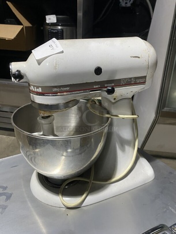 Kitchen Aid Counter Top Planetary Mixer! Model KSM90! With Bowl & Paddle! 115V 1 Phase!  - Image 2 of 8