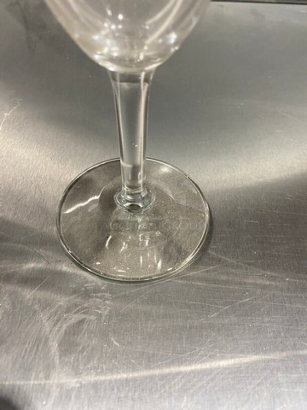 ALL ONE MONEY! Clear Glass Stemmed Margarita Glasses! Includes Poly Cup Crate! - Image 4 of 4
