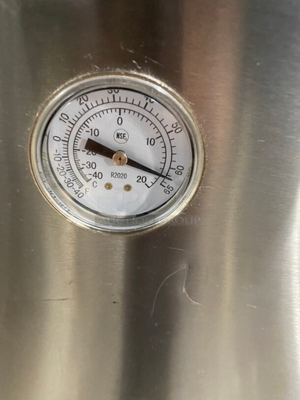 NICE! Silver King Commercial Countertop 2 Spout Refrigerated Milk Dispenser! Stainless Steel Body! Model: SKMAJ2 SN: NBCC06404A 115V - Image 10 of 10