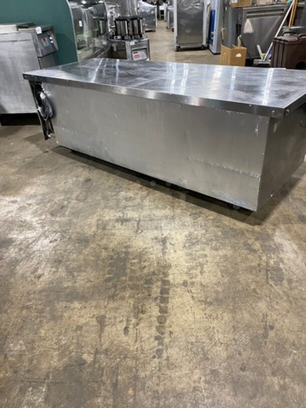 Silver King Commercial Refrigerated Chef Base! With 4 Drawer Storage Space! All Stainless Steel! On Casters! Model: SKRCB84H SN: SAJB65620A 115V 60HZ 1 Phase - Image 3 of 8
