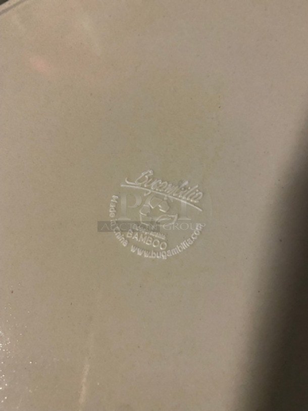 ALL ONE MONEY! Bugambilia White Platter Plates! - Image 5 of 5