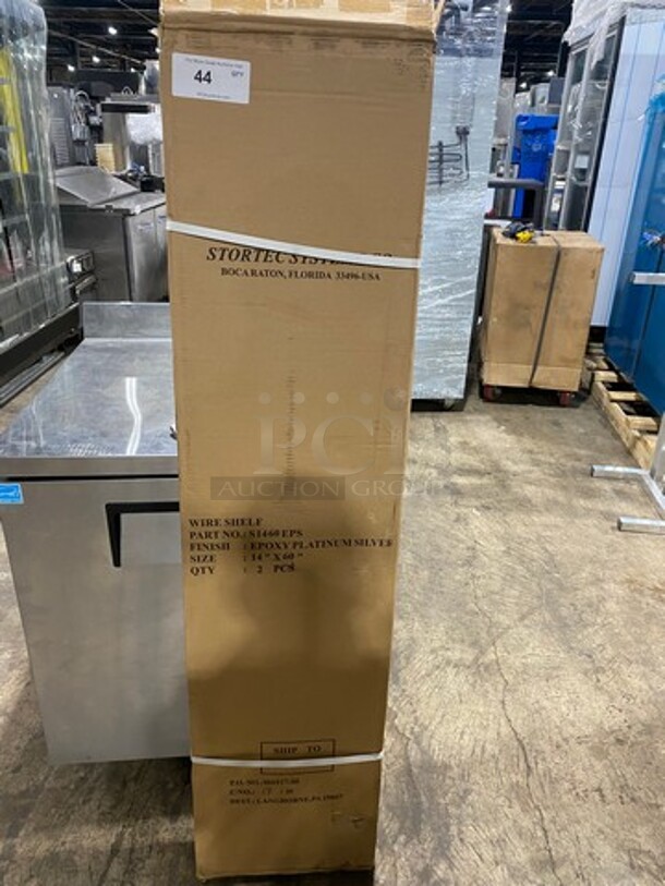 NEW! IN THE BOX! Stortec Commercial Metal Wire Shelf Unit! - Image 1 of 7