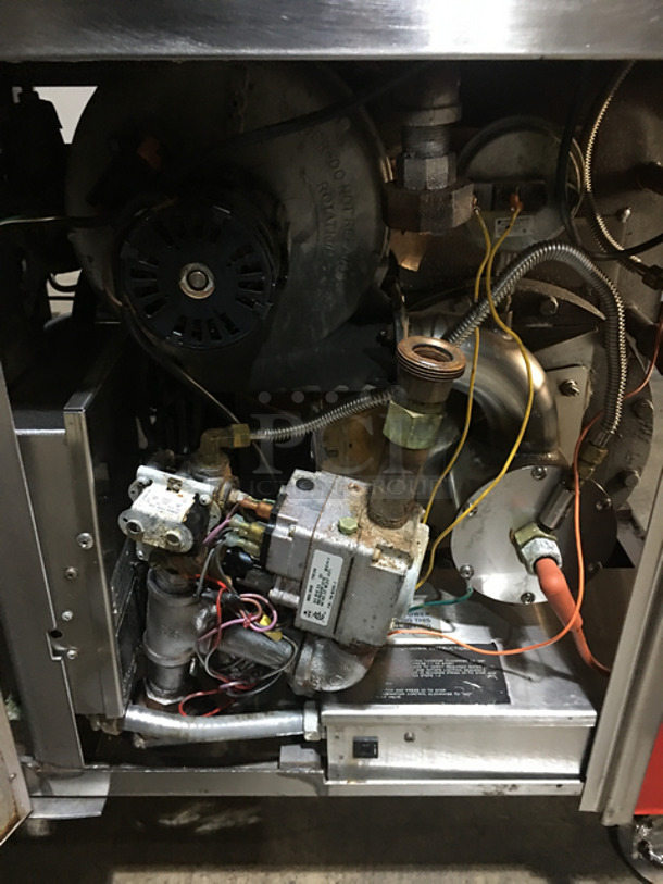 AMAZING! Vulcan Commercial Natural Gas Powered Triple Deck Pressure Steam Cooker! All Stainless Steel! On Legs!  Model: VHL3G SN: 271155958120V 60HZ 1 Phase! - Image 8 of 10