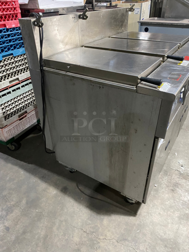 WOW! Pitco Commercial Natural Gas Powered 3 Bay Pasta Cooker! With Backsplash! All Stainless Steel! On Casters! Model: SRTG SN: G16AD007609 115V 60HZ - Image 3 of 12