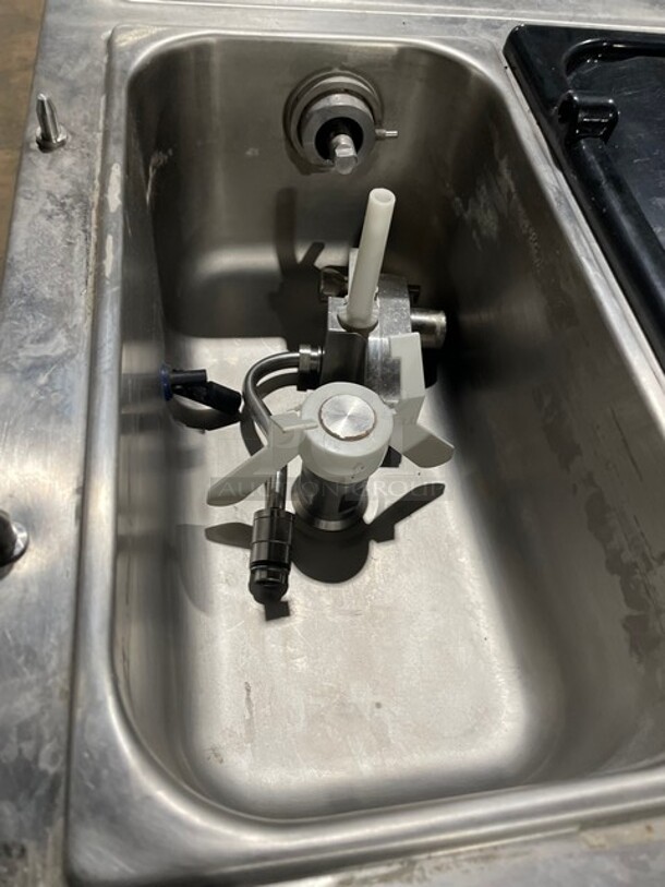2017 Late Model SpaceMan 3 Handle Counter Top Gravity Fed Ice Cream Machine! All Stainless Steel! Model 6235A Serial 171625 220V 60HZ 1Phase! Working When Removed! - Image 7 of 9