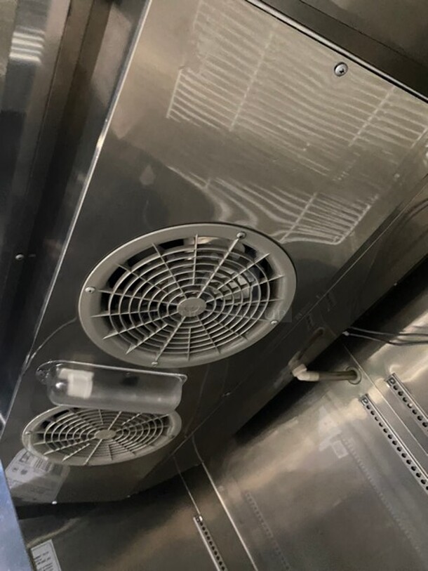 Turbo Air Commercial 2 Door Reach In Freezer! With Poly Coated Racks! Solid Stainless Steel! Model: M3F472 SN: M3F4L76034 115V  - Image 7 of 10