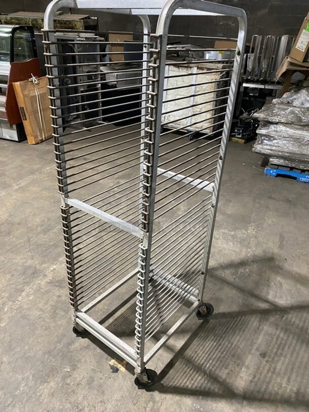 Heavy Duty Commercial 30 Pan Transport Rack! On Casters!  - Image 3 of 4