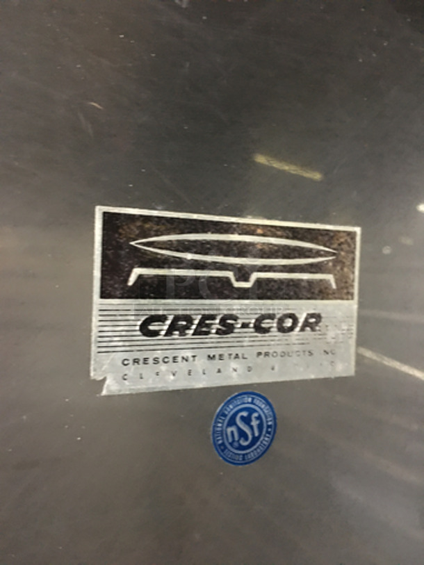 Cres Cor Commercial Single Door Enclosed Pan Transport Rack! Holds Up To Full Size Trays/Pans! With View Through Door! All Stainless Steel! On Casters! - Image 6 of 6