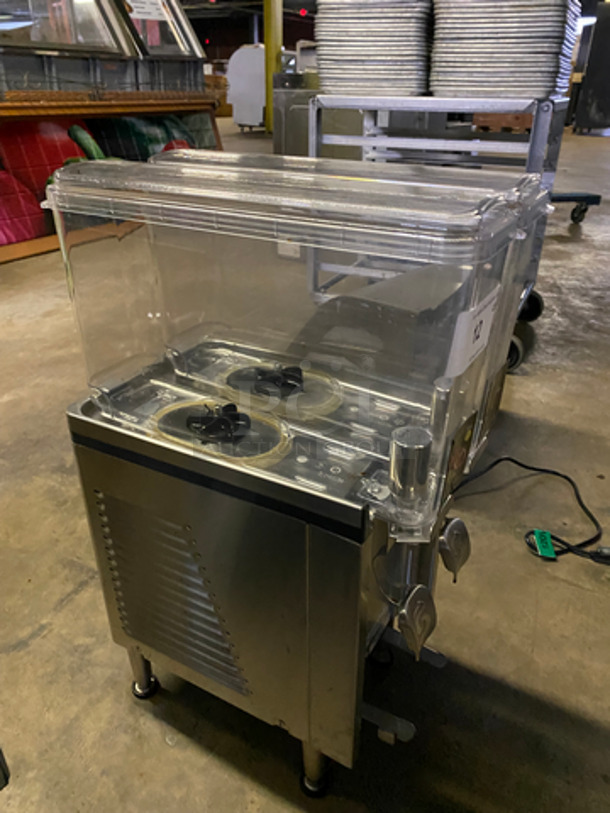 LATE MODEL! 2019 Crathco Commercial Countertop Dual Refrigerated Beverage Dispenser! Model: CS2E/1D16 SN: T457000 120V 60HZ - Image 2 of 9