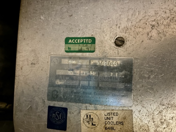 VINTAGE! Vering 9-1/2 ft 4-Section Refrigerator, Self Contained, 115v. IN PERFECT WORKING ORDER! - Image 3 of 3