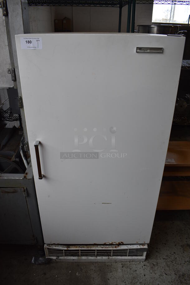 Whirlpool Model EAV 16B Single Door Reach In Freezer. 31.5x25x65. Tested and Working!