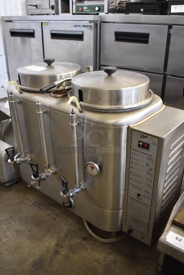 Cecilware RU300 Stainless Steel Commercial Countertop Automatic Coffee Urn. 220 Volts, 3 Phase. 32x18x27