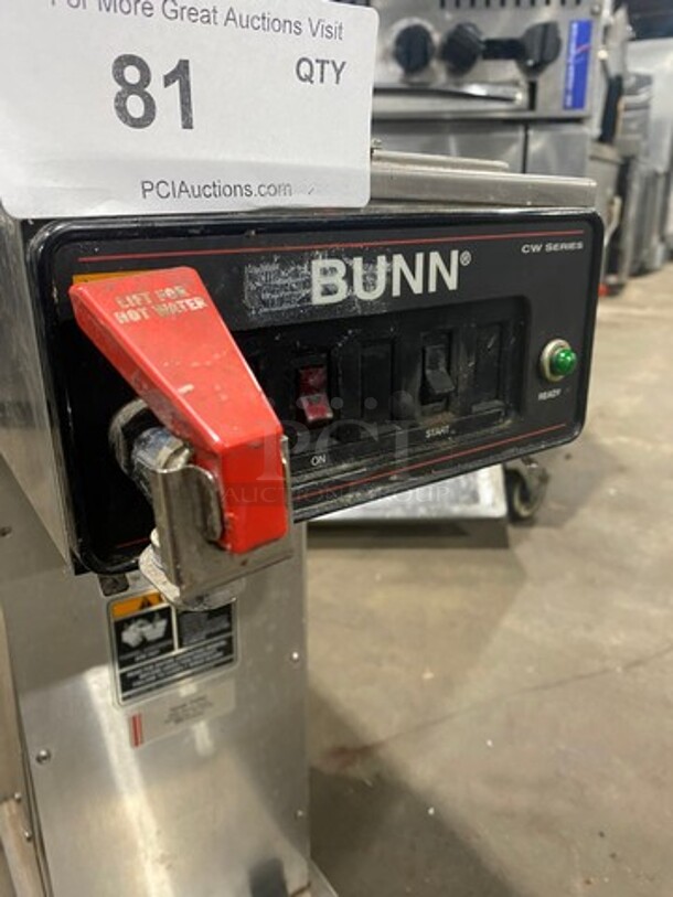Bunn Commercial Countertop Coffee Brewing Machine! With Hot Water Dispenser! All Stainless Steel! Model CWTF15-APS Serial CWTF261704! 120V 1Phase! - Image 5 of 9