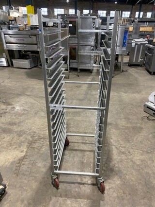Metal Commercial Pan Transport Rack! On Casters!