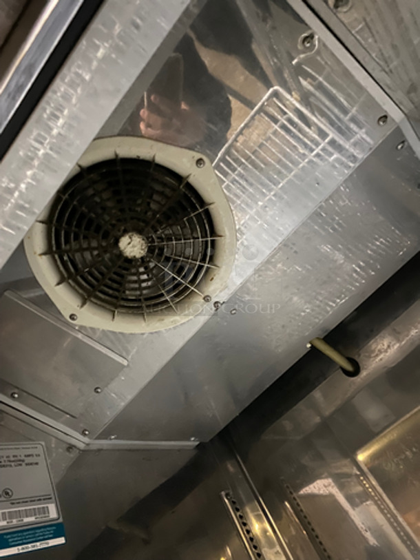 Turbo Air Commercial Single Door Reach In Cooler! With Poly Coated Racks! All Stainless Steel! On Casters! Model: MSR23NM 110/120V 60HZ 1 Phase - Image 6 of 9