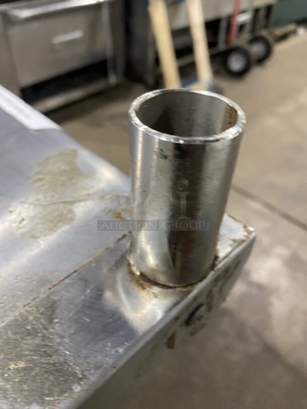 Sapphire Solid Stainless Steel Work Top/ Prep Table! With Storage Space Underneath! On Legs! - Image 7 of 8