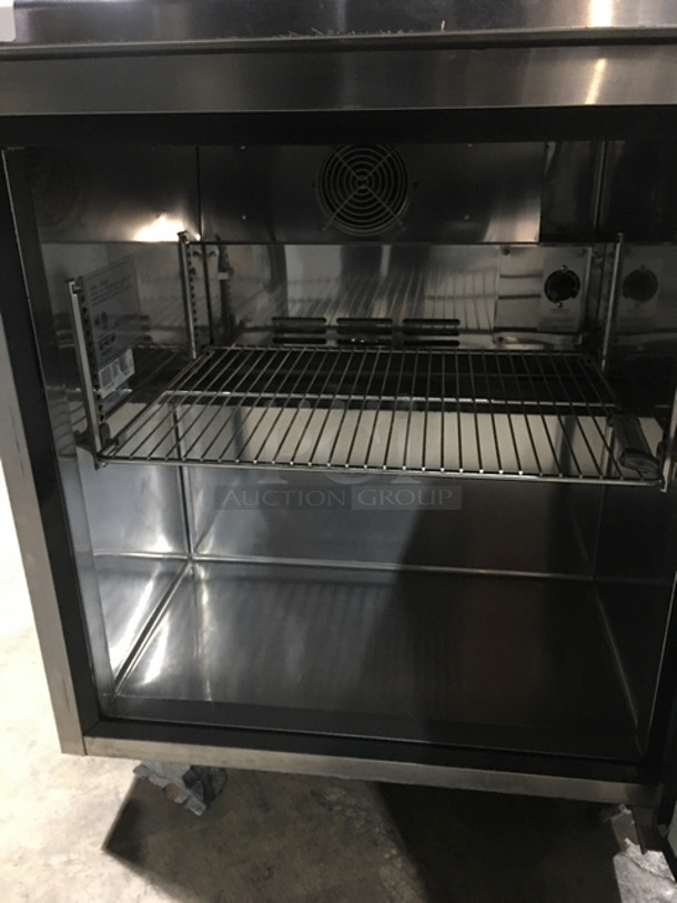 COOL! Turbo Air Refrigerated Single Door Lowboy/Worktop Cooler! All Stainless Steel! On Casters! Model: TUR28SD 115V 60HZ 1 Phase - Image 5 of 7